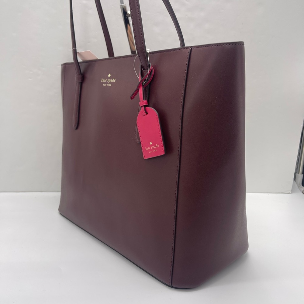 Kate Spade New York SCHUYLER MEDIUM TOTE Shoulder Bag 
Cherrywood 
NWT - Picture 4 of 16